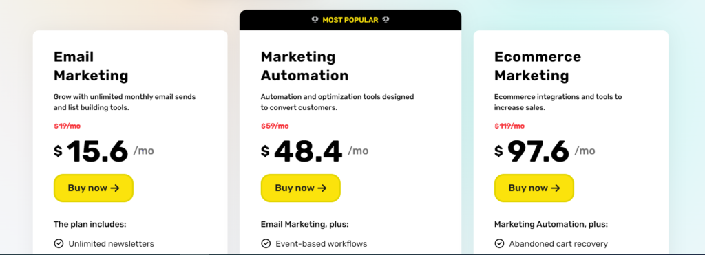 email marketing automation
getresponse pricing plans